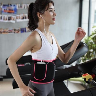 China Outdoor Running Durable Hot Selling Postpartum Support Belt Sports Sweaty Waist Support Sbr Embossed Fitness Belt With Pockets for sale