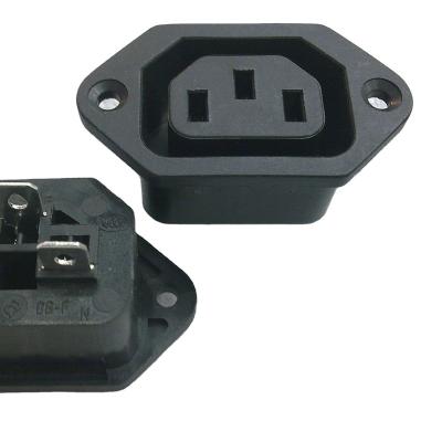 China Easy Installation AC Power Inlet Power Socket Receptacle for sale