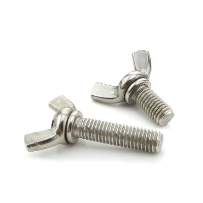 China Factory Wholesale Stainless Steel Butterfly Thumb Wing Bolts Building Screws for sale