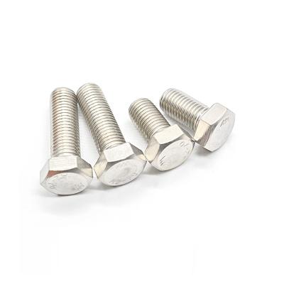 China Low Price ASTM A19 Stainless Steel Full Stainless Steel Hex 304 A2-70 Bolt Thread for sale