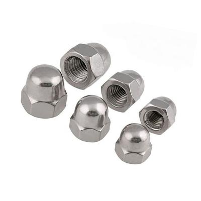 China Heavy Industry China Supply Good Prices DIN 1587 Titanium Alloy Steel Hex Dome Dome Nuts M6 M8 M10 for sale