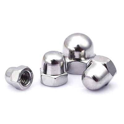 China Heavy Industry China Supply Factory Wholesale Galvanized 1587 Galvanized Carbon Steel DIN Single Hexagon Dome Nuts for sale