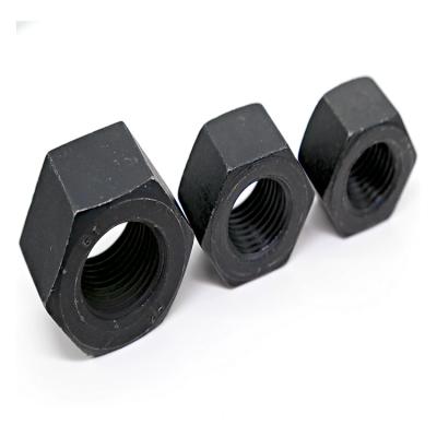 China Heavy industry wholesale cheap wholesale carbon steel glass black heavy M21 hex nut for industry for sale