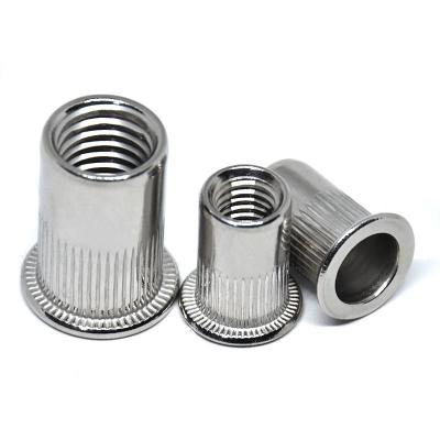 China Heavy Industry Factory Wholesale M5 Galvanized Blind Rivet Nut Left Hand Thread Insert Rivet Nuts for sale