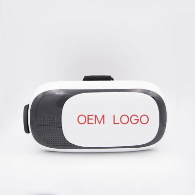 China Sponge and 2017 best selling virtual reality leather glasses case plastic vr glass with adjustable 3D rohs VR for IOS and Android for sale