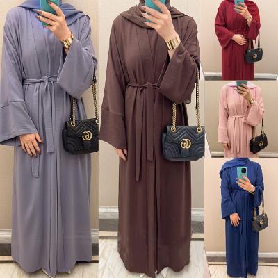 China High Quality Polyester Traditional Abayas For Women Muslim 2 PCS Set Muslim Wear Hijab Abaya for sale