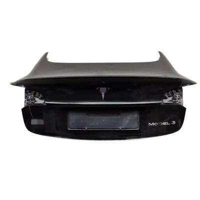 China Rear Trunk Tailgate Trunk Boot Cover Replaced Rear Trunk Cover Assembly Original Used Body Kit 1120980-00-G For Tesla Model 3 TO MODEL 3 (5YJ3 ) for sale