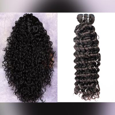 China Silky Straight Wave Hair Extensions 100% Real Human Hair, Unprocessed Brazilian Virgin Cuticle Aligned Hair, Deep Wave Virgin Hair for sale