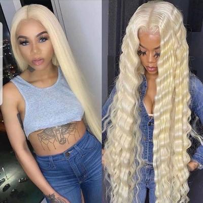 China 613 cheap raw human russian virgin straight blonde hair bundles, 613 blonde hair weave extensions, 613 straight virgin brazilian hair for sale