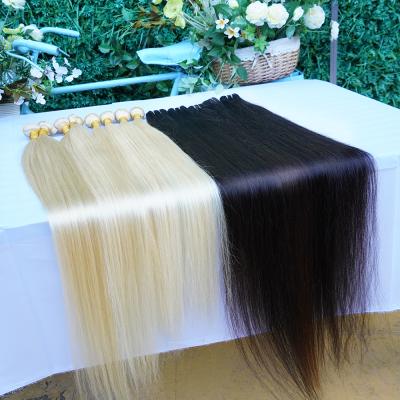 China WXJ Wholesale Straight 613 Virgin Brazilian Mink Hair Bundles , 613 Brazilian Raw Virgin Cuticle Aligned Hair for sale