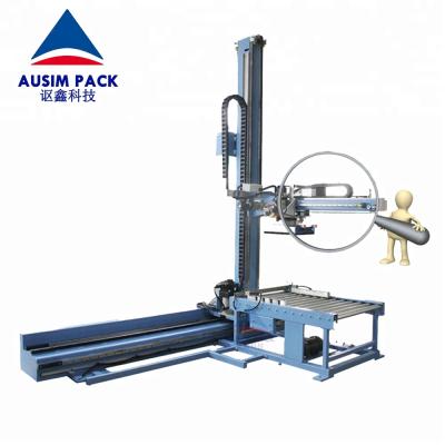 China GARMENT SMD-01A Mini Type Box Carton Full-Automatic Three Axies Servo Pallet Palletizer for sale