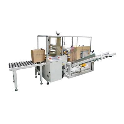 China Easy Food Operate Full Automatic Box Erecting Machine Carton Case Erecter for sale