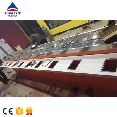 China Heavy Duty High Quality Oil Grade Sushi Conveyor Belt System, Sushi Conveyor Chain With Modular Stainless Steel Slat for sale