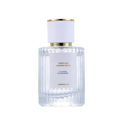 China 30ml-50ml Cosmetic Transparent Spray Bottle Luxury Glass Cosmetic Bottle for sale