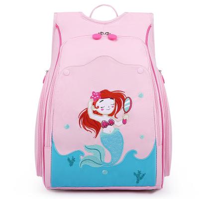 China Cute Little Kids Waterproof Mermaid Large Capacity Backpacks For Girls School Bag for sale