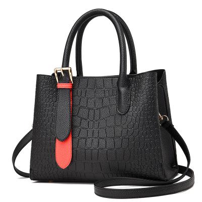 China Large Waterproof Bulk Shopping Handbags Design Purses Packaging Shopping Bag Leather Tote Bags For Women for sale