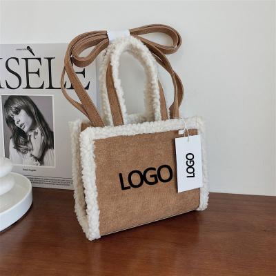 China Good Selling Famous Ladies Brand Handbags Women's Fashion Suede High Packing Capacity Purse and Hat Set Women's Waterproof Handbags for sale