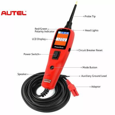 China Autel Powerscan Ps100 Auto Circuit Battery Tester Autel Powerscan Ps100 Universal Power Intelligent Scan Tool Diagnostic System for sale