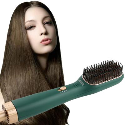 China Ionic Private Label Below 1 Step Hot Air Hair Dryer Brush for sale