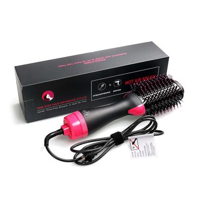 China Ionic and Straightener in One 220V 1000W Travel Blow Comb Infrared Hair Dryer Brush Electric for sale