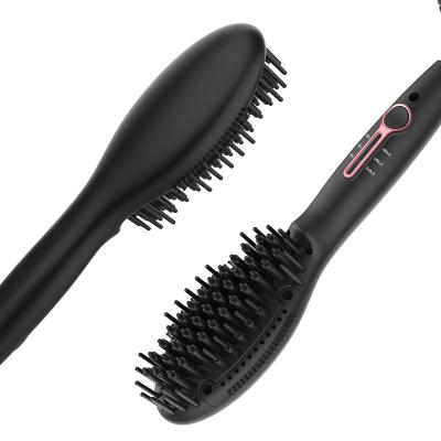 China For Salon Home Popular Brush Making Use Electric Hot Comb Straightening Hair Comb Beard Hot Flat Comb for sale