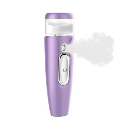 China Mini Personal Vaporizer Private Label Skin Toner Electric Handle Moisturizer Facial Steamer Mist Sprayer for sale