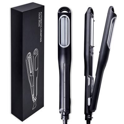 China New Small Curling Iron Home Use Ceramic Ionic Wave Ceramic Ionic Automatic Rotating Curling Iron With Triple Barrel Hair Curler Hair Curler for sale