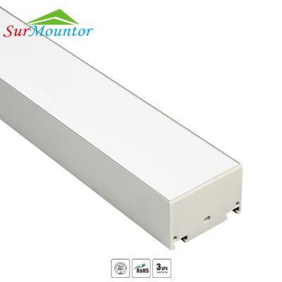 China Aluminum Alloy 50MM LED Profile For 3 Lines LED Strips 40W Surface Mounted Aluminum Profile C5032 for sale