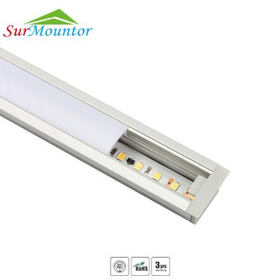 China A2515 Surmountor Heatsink Recessed Aluminum LED Profile with PC Cover for Flexible LED Strip Light for sale