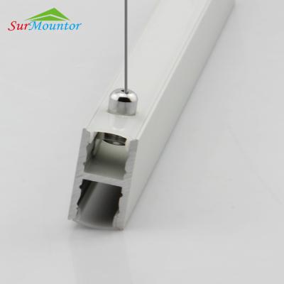 China Aluminum Led Heatsink Channel Trimless Led Profile For Led Light Bar Suspending Up And Down Lighting for sale