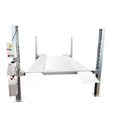 China Cheap Price Save Spaces AC Electric Power Four Garage Post Parking Lift 2700KG Platform for sale