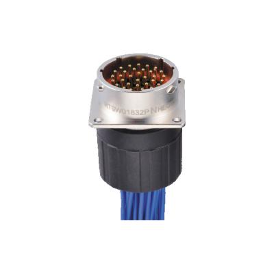 China 7.5A 150V Amphenol Circular Connectors 32 Poles Hydrolysis Resistant IP67 for sale