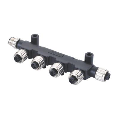 중국 NMEA2000 M12 Ethernet Cable Connectors / Ethernet Network Splitter t-Connector Adapts 판매용