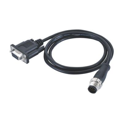 China Ethernet / Profibus Cable Connectors , M12 8 Pin Male Connector for sale