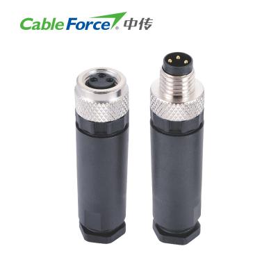 China IP67 IEC61076-2-104 FIeld Type M8 Cable Circular Connector 3 Pin / 4 Pin for sale