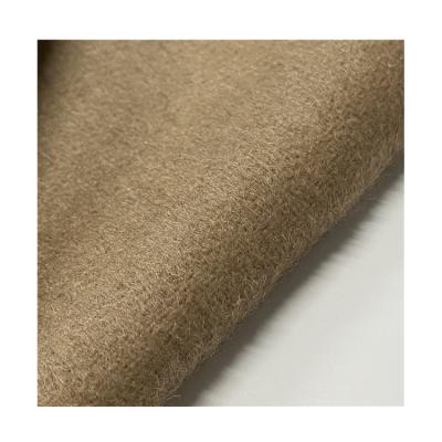 China Breathable in stock heavy solid pattern wool fabric for upholstery for sale