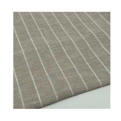 China Breathable Lightweight 140gsm Yarn Dyed Stripe Woven Fabric For Short Shirt Canvas for sale