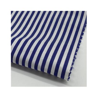 China In-Stock Breathable Ware Digital Printed Yarn Dyed Stripe Cotton Woven Fabric for sale