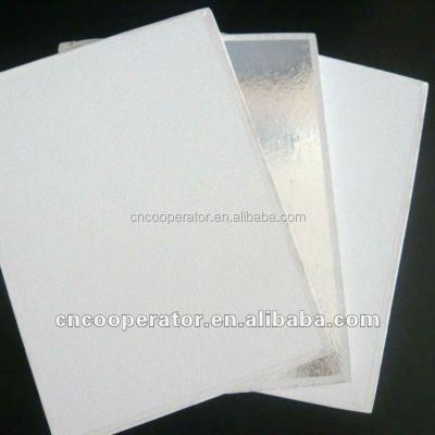 China Artistic Ceilings Foil Back Gypsum Ceiling Tiles , PVC Laminated Gypsum Board for sale