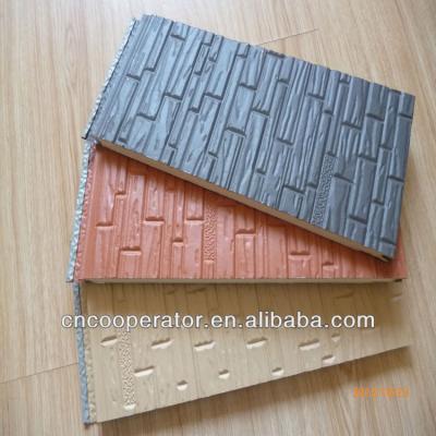 China Fire Resistant Decorative Metal Wall Panel Sandwich Panel for sale