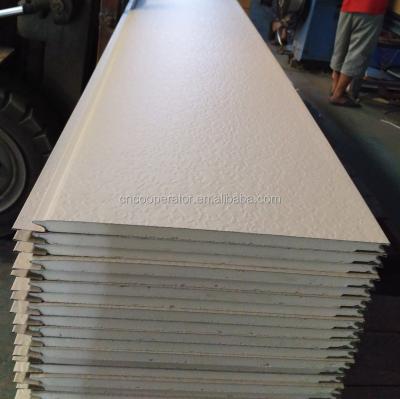 China Heat Insulation Metal PU Cladding Panel (PU Foam, Embossing Top) for sale