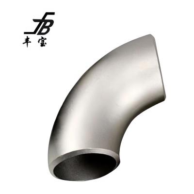 China Pipe Fitting 45 90 180 Degree Elbow SS304 SCH80s Stainless Steel Elbow Customized Size for sale