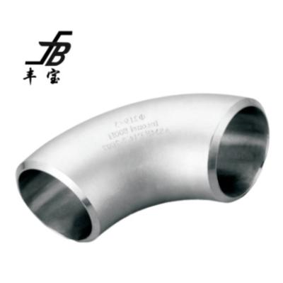 China Carbon Steel / Elbow ASME 304 304L 316 316L 45 Stainless Steel / Alloy Steel 90 Degree Pipe Fitting DN15 Sch10s Stainless Steel Elbow for sale