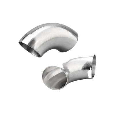 China Carbon Steel/Elbow ASME 304 304L 316 316L 45 Stainless Steel/Alloy Steel 90 Degree Pipe Fit 1/2 Sch5s Stainless Steel Elbow for sale