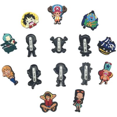 China Cheap wholesale brooch china clothing accessories/safety pin charm designer pvc brooch cute bags cartoon brooch for sale