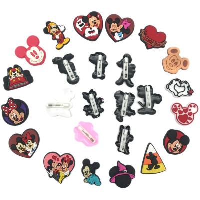 China Apparel Accessories/Bags The Latest Mickey Minnie Brooch Design Badge Pin Personalized Art Deco Brooch for sale