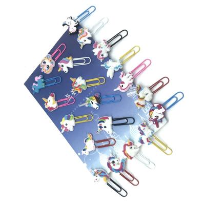 China Student textbooks/custom fixed stationery paperclip paperclip paperclip new creative metal student documents marker wholesale for sale