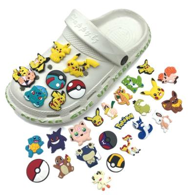 China New PVC Custom Made Logo Crocs Shoes Charm Anime Fairy Ball Croc Charms Kids Crocs Shoe Clog for sale