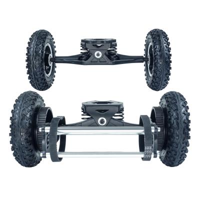 China Rubber& Findermotor Aluminum Motors 6374 Mountain Board Easy Off Road DIY Electric Skateboard Trucks With Wheels for sale