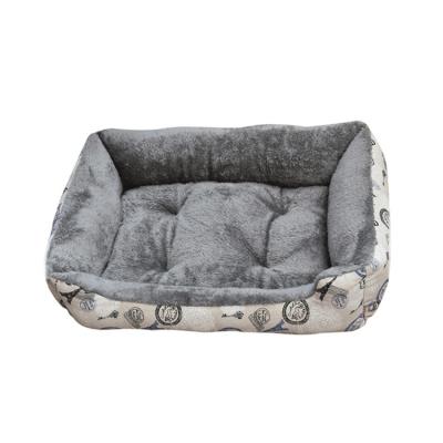 China Pets Rest Novelty High Quality Colorful Large Pet Sleeping Rectangle Soothing Beds for sale